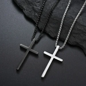 Stainless Steel Jesus Cross Necklace 1